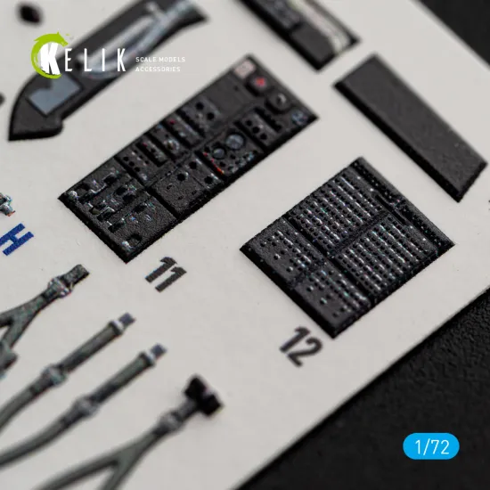 Kelik K72258 1/72 Ch-54a Tarhe - Interior 3d Decals For Icm Kit