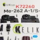 Kelik K72260 1/72 Me-262 A-1/S-92 - Interior 3d Decals For Arma Hobby