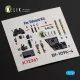 Kelik K72261 1/72 Bf-109k-4 - Interior 3d Decals For Eduard Kit