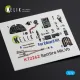 Kelik K72262 1/72 Spitfire Mk.vb - Interior 3d Decals For Eduard Kit