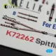 Kelik K72262 1/72 Spitfire Mk.vb - Interior 3d Decals For Eduard Kit