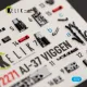 Kelik K72271 1/72 Aj-37 Viggen - Interior 3d Decals For Special Hobby Kit