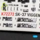 Kelik K72272 1/72 Sk-37 Viggen Interior 3d Decals For Special Hobby Kit