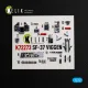Kelik K72273 1/72 Sf-37 Viggen - Interior 3d Decals For Special Hobby Kit