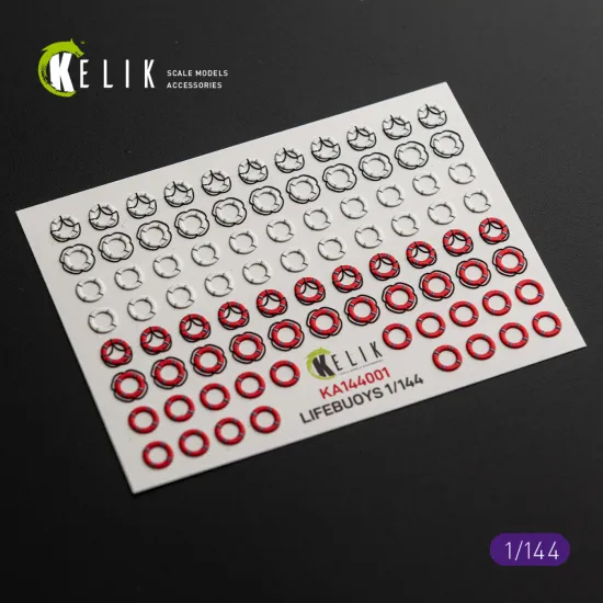 Kelik Ka144001 1/144 Lifebuoys 3d Decal For Models