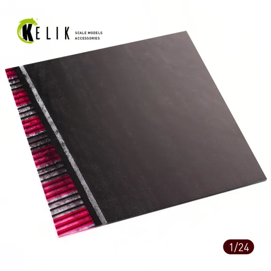 Kelik Ks24017 1/24 Racing Track For 2 Models Base Acrylic 3 Mm 240 X 240 Mm