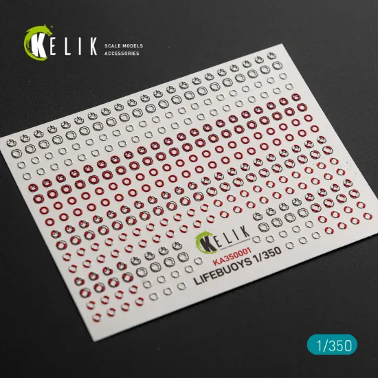 Kelik Ka350001 1/350 Lifebuoys 3d Decal For Models