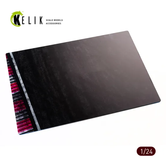 Kelik Ks24018 1/24 Racing Track For 3 Models - Base Acrylic 3 Mm 410 X 270 Mm