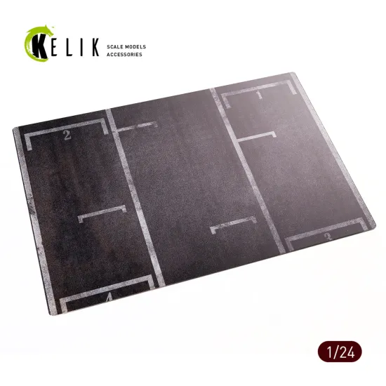 Kelik Ks24019 1/24 Racing Start Position Stand For 3 Models - Base Acrylic 3 Mm