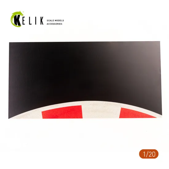 Kelik Ks20008 1/20 Miami Grand Prix Base - Acrylic 3 Mm 180 X 357 Mm