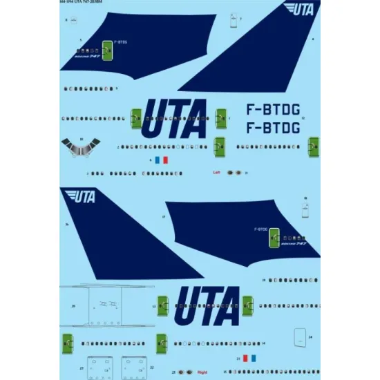 26decals 144-1194 1/144 Sabena Light Blue 737-229/Adv For X-scale Kit Decal For Aircraft