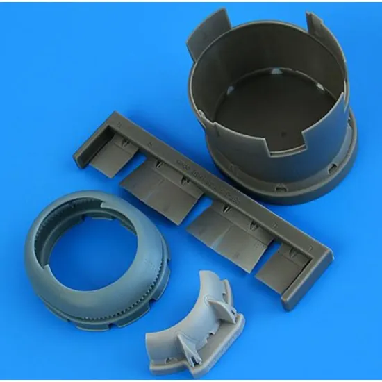 Quickboost 49227 1/48 F6f-3 Hellcat Cowling Late - Opened Flaps Accessories Kit