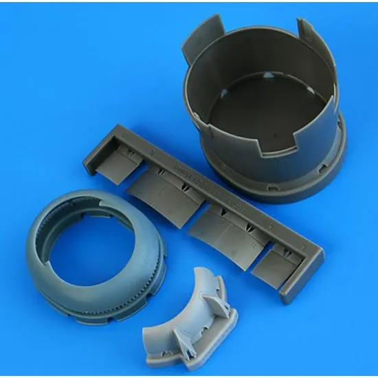 Quickboost 49228 1/48 F6f-3 Hellcat Cowling Early Closed Flaps Accessories Kit