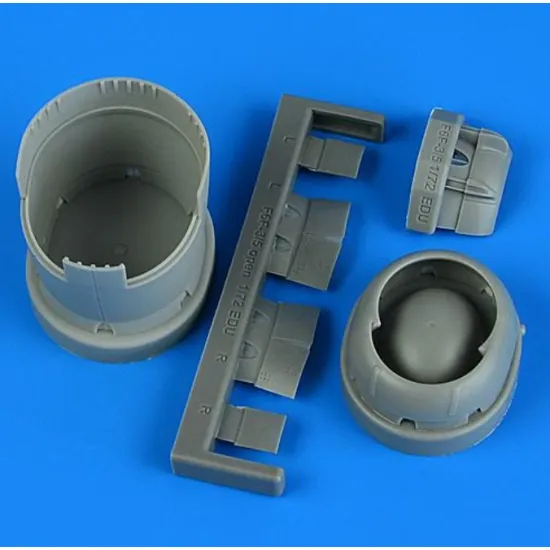 Quickboost 72744 1/72 F6f-5 Hellcat Cowling And Cooling Flaps Accessories Kit