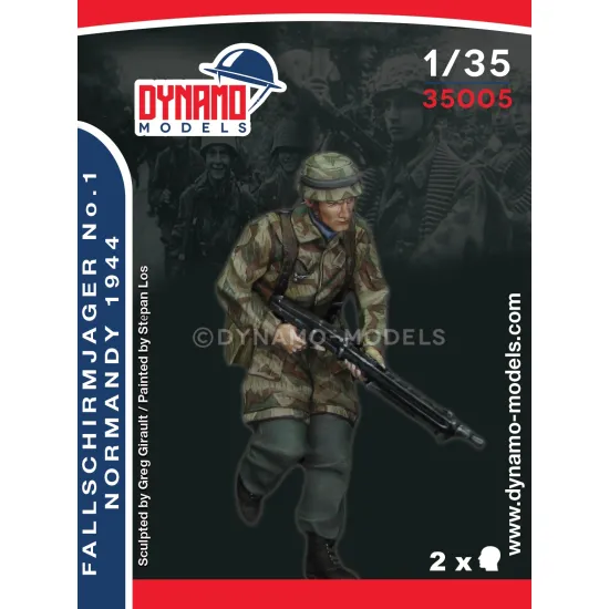 Dynamo Models 35005 1/35 Fallschirmjager No1 Normandy 1944 3d Print Resin Kit