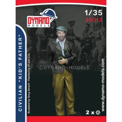Dynamo Models 35013 1/35 Liberation Civilian Man Ww2 3d Print Resin Kit