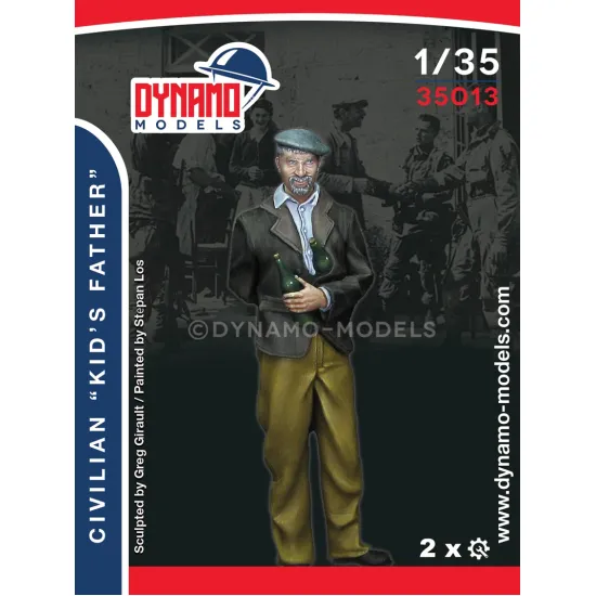 Dynamo Models 35013 1/35 Liberation Civilian Man Ww2 3d Print Resin Kit