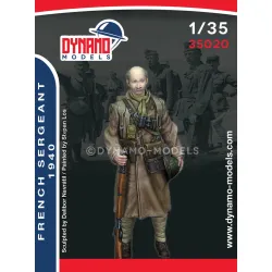 Dynamo Models 35020 1/35 French Sergeant 1940s Ww2 3d Print Resin Kit