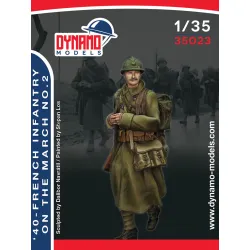 Dynamo Models 35023 1/35 French Infantry On March 1940s Ww2 3d Print Resin Kit