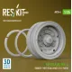 Reskit Rs-av35-0004 1/35 Merkava Mk 4 Rubber-tyred Road Wheels 12 Pairs For Meng/Hobbyboss Kit 3d Printed