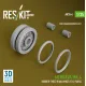 Reskit Rs-av35-0004 1/35 Merkava Mk 4 Rubber-tyred Road Wheels 12 Pairs For Meng/Hobbyboss Kit 3d Printed