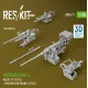 Reskit Rs-av35-0011 1/35 Merkava Mk4 Mg Set V1 2 Pcs Machine Gun Mounts 2 Pcs For Meng Kit 3d Printed