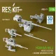 Reskit Rs-av35-0011 1/35 Merkava Mk4 Mg Set V1 2 Pcs Machine Gun Mounts 2 Pcs For Meng Kit 3d Printed