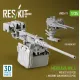 Reskit Rs-av35-0011 1/35 Merkava Mk4 Mg Set V1 2 Pcs Machine Gun Mounts 2 Pcs For Meng Kit 3d Printed