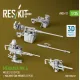 Reskit Rs-av35-0012 1/35 Merkava Mk4 Mg Set V2 2 Pcs Machine Gun Mounts 2 Pcs For Meng Kit 3d Printed