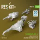 Reskit Rs-av35-0013 1/35 Merkava Mk4 Mg Set V3 2 Pcs Machine Gun Mounts 2 Pcs For Meng Kit 3d Printed