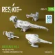 Reskit Rs-av35-0013 1/35 Merkava Mk4 Mg Set V3 2 Pcs Machine Gun Mounts 2 Pcs For Meng Kit 3d Printed