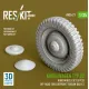 Reskit Rs-av35-0021 1/35 Kubelwagen Typ82 Road Wheels Set 5 Pcs Off-road Tires W/Front Torsion Bar V2 For Meng/Dragon/Tamiya Kit 3d Printed