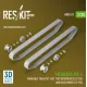 Reskit Rs-av35-0023 1/35 Merkava Mk4 Workable Track Set Late Type W/Sprockets 2 Pcs And Idler Wheels 2 Pcs For Meng/Hobbyboss Kit 3d Printed
