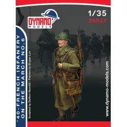 Dynamo Models 35027 1/35 French Infantry On March 1940s Ww2 3d Print Resin Kit