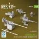 Reskit Rs-av35-0029 1/35 Merkava Mk4 Mg Set V2 2 Pcs Machine Gun Mounts 2 Pcs For Hobbyboss Kit 3d Printed