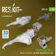 Reskit Rs-av35-0030 1/35 Merkava Mk4 Mg Set V3 2 Pcs Machine Gun Mounts 2 Pcs For Hobbyboss Kit 3d Printed