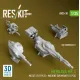 Reskit Rs-av35-0030 1/35 Merkava Mk4 Mg Set V3 2 Pcs Machine Gun Mounts 2 Pcs For Hobbyboss Kit 3d Printed