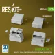 Reskit Avu35-0016 1/35 Merkava Mk3 Front Nrear Fenders With Rear Stowage Bins Open For Hobbyboss Kit 3d Printed