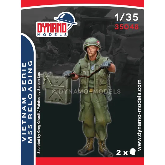 Dynamo Models 35048 1/35 Vietnam Reloading The M55 With Ammo Boxes Conversion Set 3d Print Kit