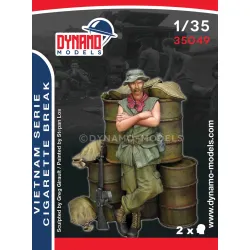 Dynamo Models 35049 1/35 Us Soldier In Vietnam Cigarette Break 3d Print Resin Kit
