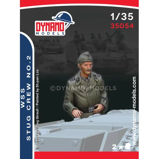 Dynamo Models 35054 1/35 German Wss Stug Crew Ww2 3d Print Resin Kit