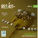 Reskit Rs-avu35-0020 1/35 Merkava Mk3 Large Exterior Detail Set V1 For Hobbyboss Kit 3d Printed