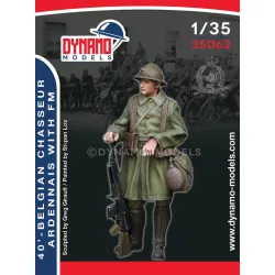 Dynamo Models 35062 1/35 Belgian Chasseur Ardennais With Fn Ww2 3d Print Resin Kit