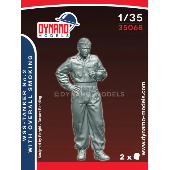 Dynamo Models 35068 1/35 German Wss Panther Crew Smoking Ww2 3d Printed Resin Kit