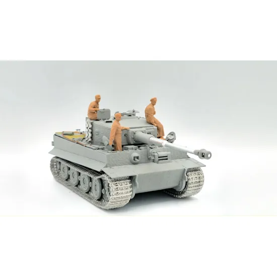Dynamo Models 35108 1/35 Wss Tiger 222 Crew Normandy 4 Figures Includes Decals 3d Printed Kit