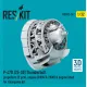 Reskit Rsu32-0262 1/32 P-47d 25-30 Thunderbolt Propellers 2 Pcs Engine Pw R-2800 Engine Hood For Hasegawa Kit 3d Printed