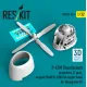 Reskit Rsu32-0263 1/32 P-47m Thunderbolt Propeller 1 Pcs Engine Pw R-2800 Engine Hood For Hasegawa Kit 3d Printed