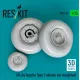 Reskit Rs35-0043 1/35 Ah-64 Apache Type 2 Wheels Set Weighted 3d Printed