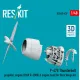 Reskit RSU48-0439 1/48 ​​P-47B Thunderbolt propeller engine P W R-2800 engine hood for Dora Wings kit 3D Printed