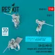 Reskit RSU48-0512 1/48 ​​CH-53 MH-53 weapon set / ammo belts feeder GAU-21/A FN M3M 3 pcs 3D Printed